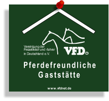 Pferdefreundliche Gaststätte Vereinigung der Freizeitreiter und -fahrer in Deutschland e.V. www.vfdnet.de R